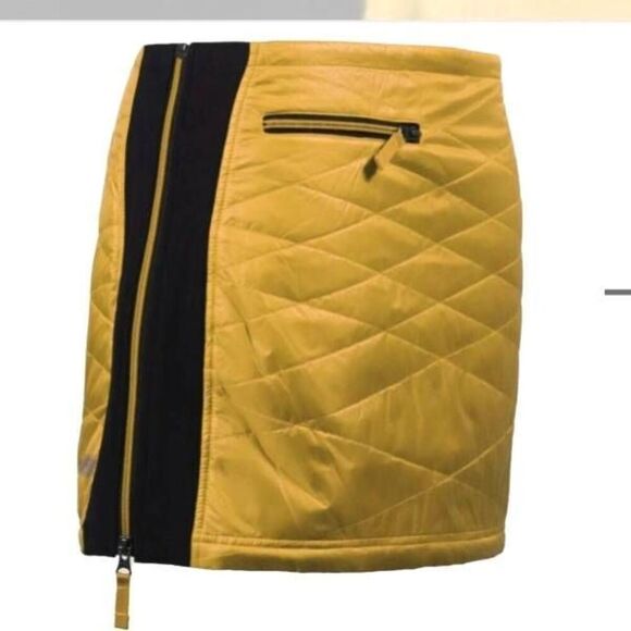 Skhoop Kari Mini Skirt in golden star sz Small - Picture 1 of 5